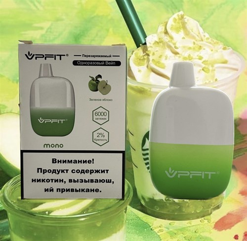 Vpfit Mono - 6000 затяжек Vape-Elita Магазин электронных испарителей и сигарет