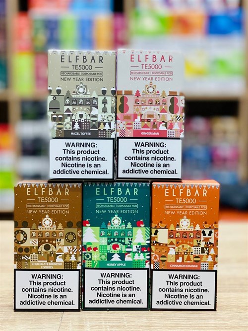 ELF BAR TE5000 New Year Edition - 5000 затяжек Vape-Elita Магазин электронных испарителей и сигарет