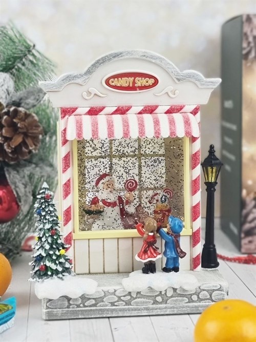 Новогодний фонарь-светильник кондитерская Candy Shop Vape-Elita Магазин электронных испарителей и сигарет