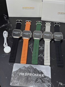 Умные часы HK 8 PRO MAX 49 мм, черные Vape-Elita Магазин электронных испарителей и сигарет