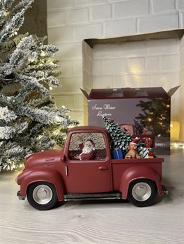 Новогодний фонарь-светильник Дед Мороз в грузовике Vape-Elita Магазин электронных испарителей и сигарет