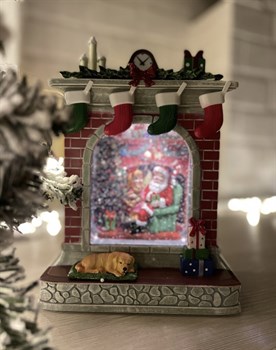 Новогодний фонарь-светильник Дед Мороз в грузовике Vape-Elita Магазин электронных испарителей и сигарет