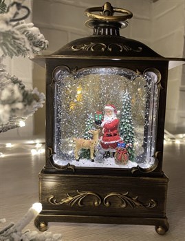 Новогодний фонарь-светильник Дед Мороз в грузовике Vape-Elita Магазин электронных испарителей и сигарет