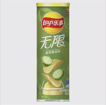 Картофельные чипсы Lay's Stax Cucumber со вкусом огурца (Китай), 90 г Vape-Elita Магазин электронных испарителей и сигарет