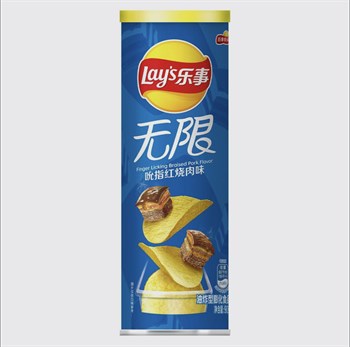 Картофельные чипсы Lay's Stax Finger Licking Braised Pork со вкусом тушёной свинины (Китай), 90 г Vape-Elita Магазин электронных испарителей и сигарет