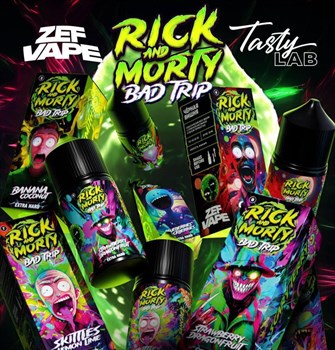 Жидкость Rick and Morty Bad Trip 30 мл 20 мг hard Vape-Elita Магазин электронных испарителей и сигарет