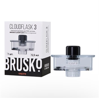 КАРТРИДЖ BRUSKO CLOUDFLASK 3, 5.5 МЛ (1 ШТ) Vape-Elita Магазин электронных испарителей и сигарет