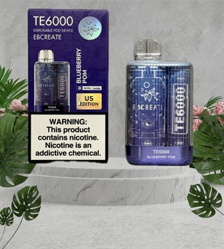 Ebcreate TE 6000 - 6000 затяжек Vape-Elita Магазин электронных испарителей и сигарет