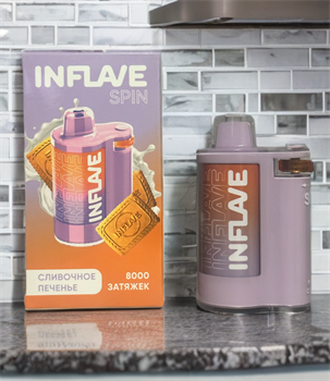 Inflave Spin 8000 - 8000 затяжек Vape-Elita Магазин электронных испарителей и сигарет