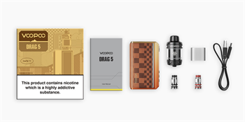 VooPoo Drag 5 177W Mod Kit Vape-Elita Магазин электронных испарителей и сигарет