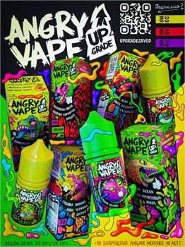 Жидкость ANGRY VAPE UPGRADE 30 мл 20 мг hard Vape-Elita Магазин электронных испарителей и сигарет