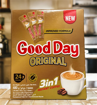 Кофе Good Day Original 3 in 1 instant coffee 480 гр 5362