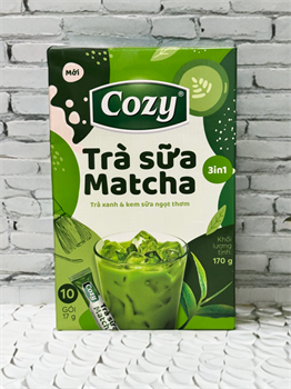 Чай Матча Cozy Tra Sua Matcha 10 пакетиков по 17 гр 5526