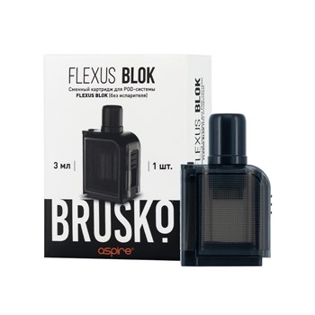 Картридж (без испарителя) BRUSKO Flexus BLOK 3ml (упаковка - 1шт) 5889