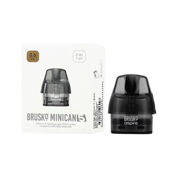 Картридж Brusko Minican 5 3ml: 0.6 Ом (в упак.1 шт.) 5935