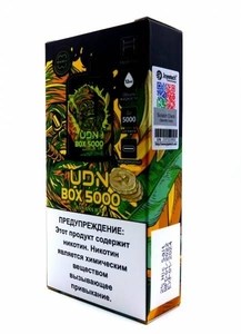 UDN BOX 5000 (перезаряжаемая-перезаправляемая) - 5000 затяжек Vape-Elita Магазин электронных испарителей и сигарет