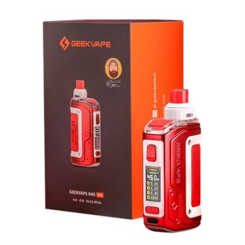 GeekVape H45 Aegis Hero 2, 1400 мАч (Red and White) Vape-Elita Магазин электронных испарителей и сигарет