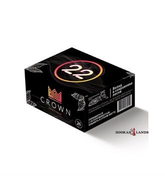 Кокосовый уголь для кальяна Crown, 24 кубика, 22мм Vape-Elita Магазин электронных испарителей и сигарет