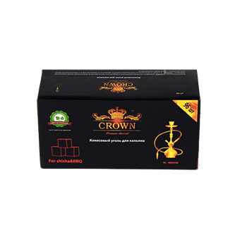 Кокосовый уголь для кальяна Crown, 96 кубиков, 22мм Vape-Elita Магазин электронных испарителей и сигарет
